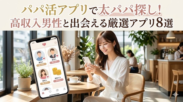 パパ活アプリで太パパ探し！高収入男性と出会える厳選アプリ8選